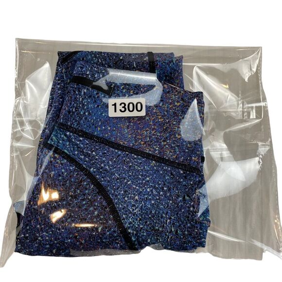 Lululemon Activewear Leggings Womens Size 4 Purple Mermaid Strive Elastic Waist - Picture 12 of 12